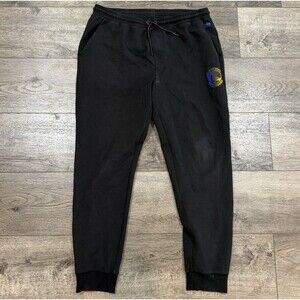 Hugo Boss x NBA Golden State Warriors Black Joggers Men's L Sweatpants Fleece